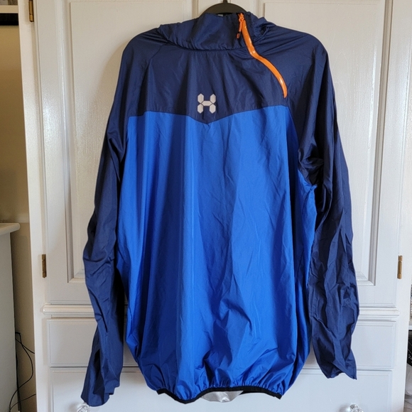 Hotsuit Collection Mens Sauna Pullover Jacket Blue Hooded Workout Size 3XL - Picture 2 of 12